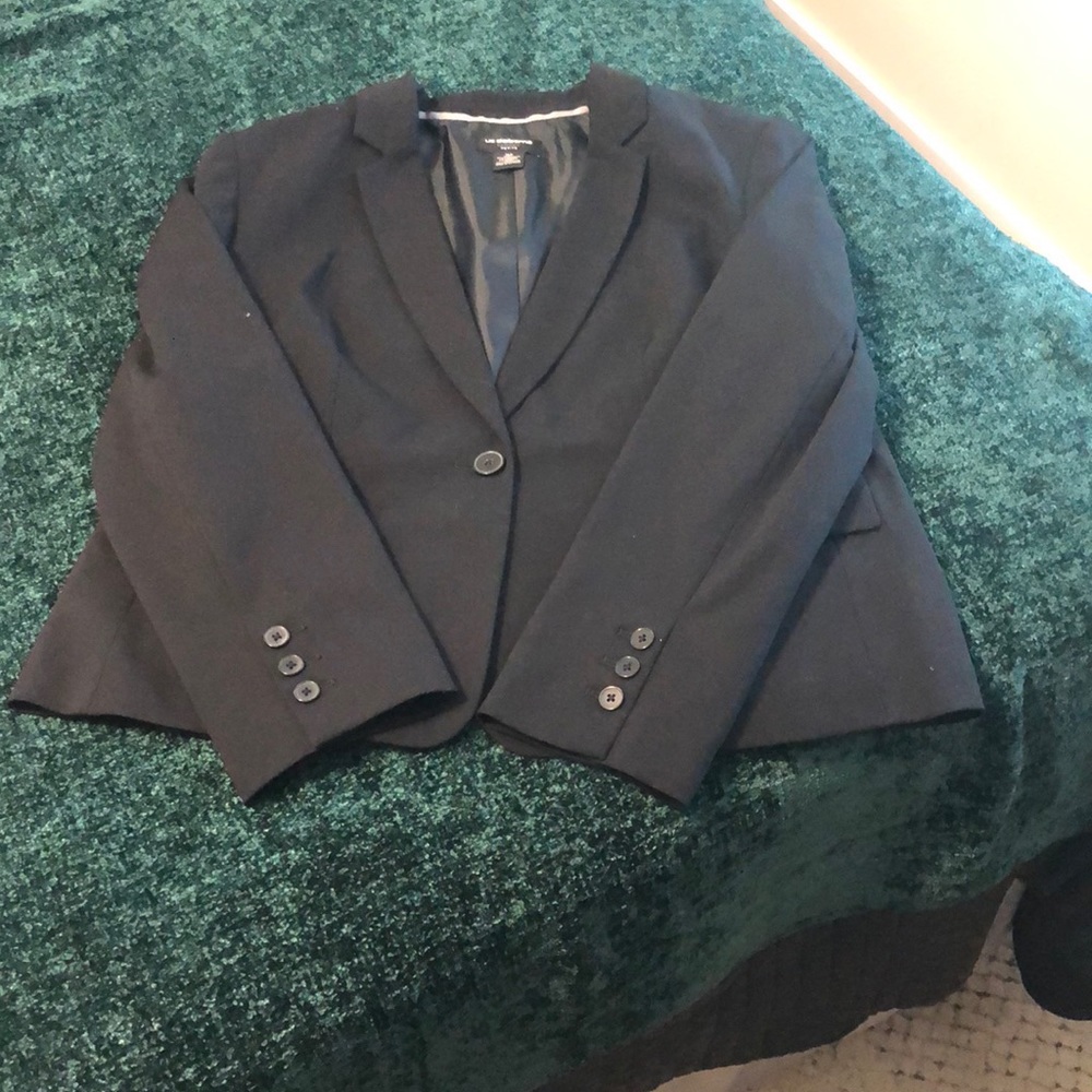 Liz Claiborne Black Petite Suit Jacket